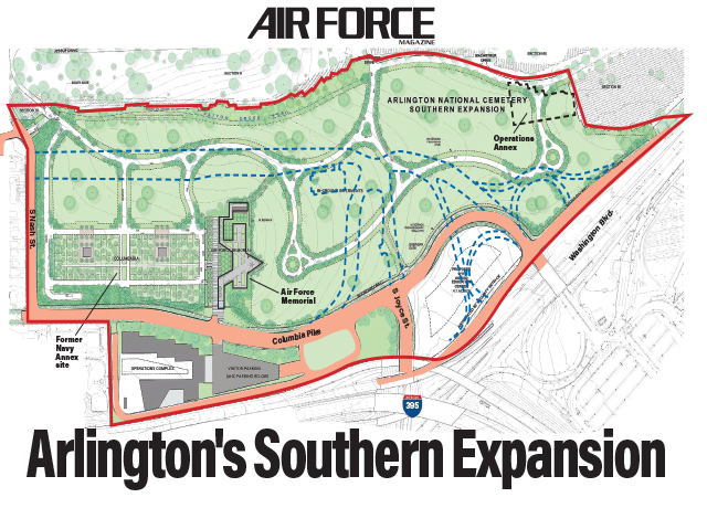 Arlington S Southern Expansion Air And Space Forces Magazine